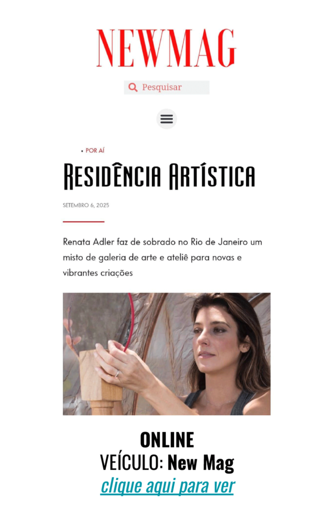 Clipping Renata Adler Arte